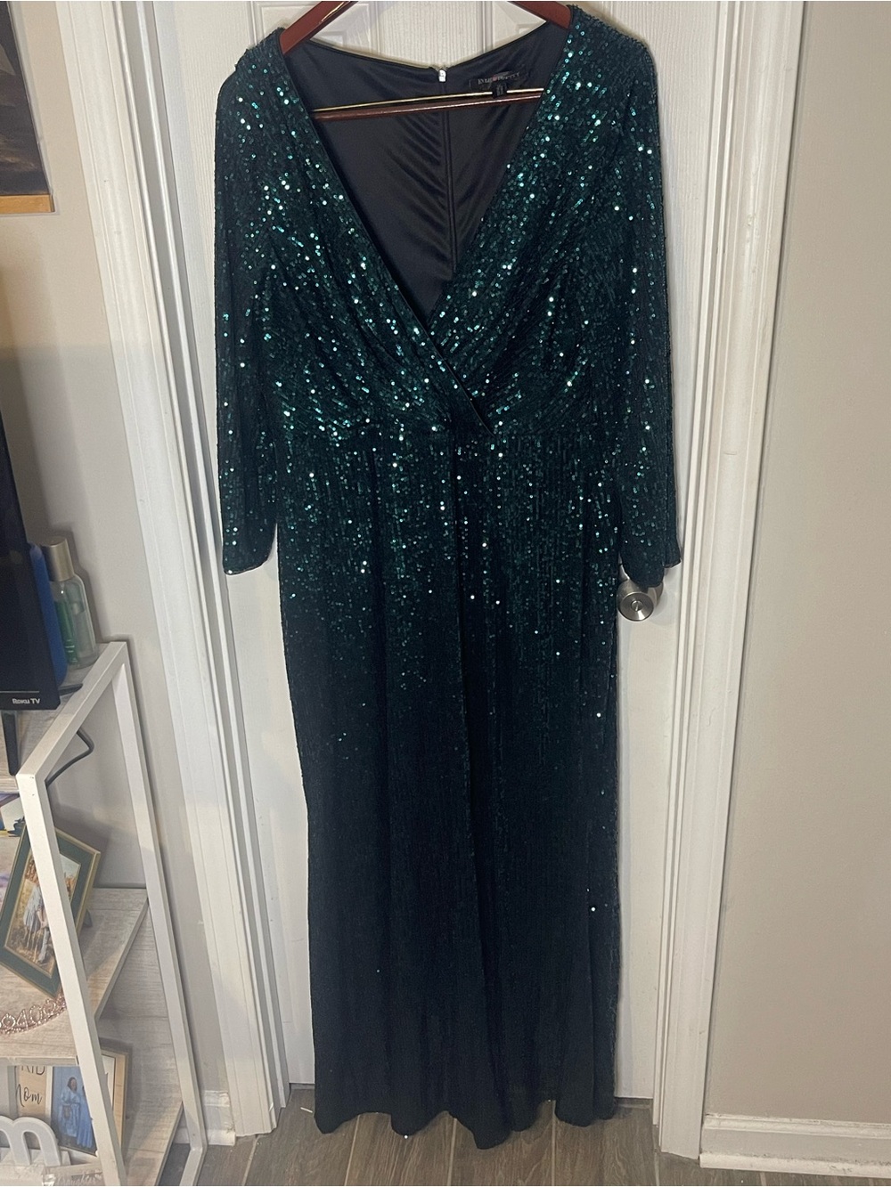 Ever Pretty Emerald Sequin Formal Dress